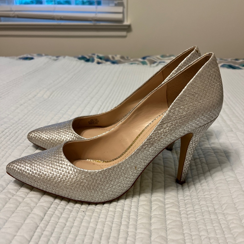 Silver heels
